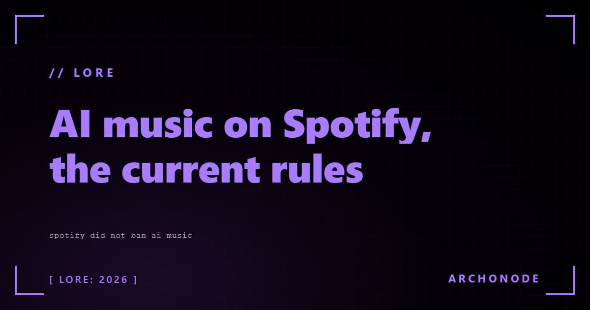 AI music on Spotify, the current rules