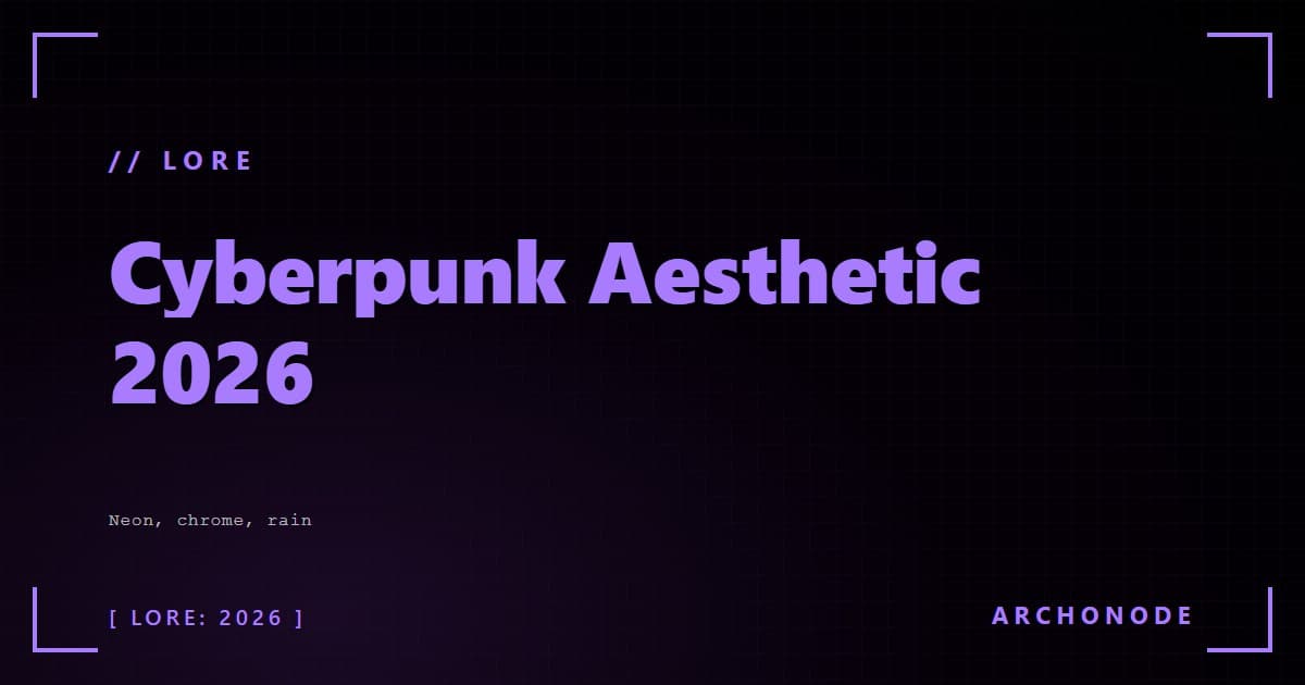 Cyberpunk Aesthetic 2026