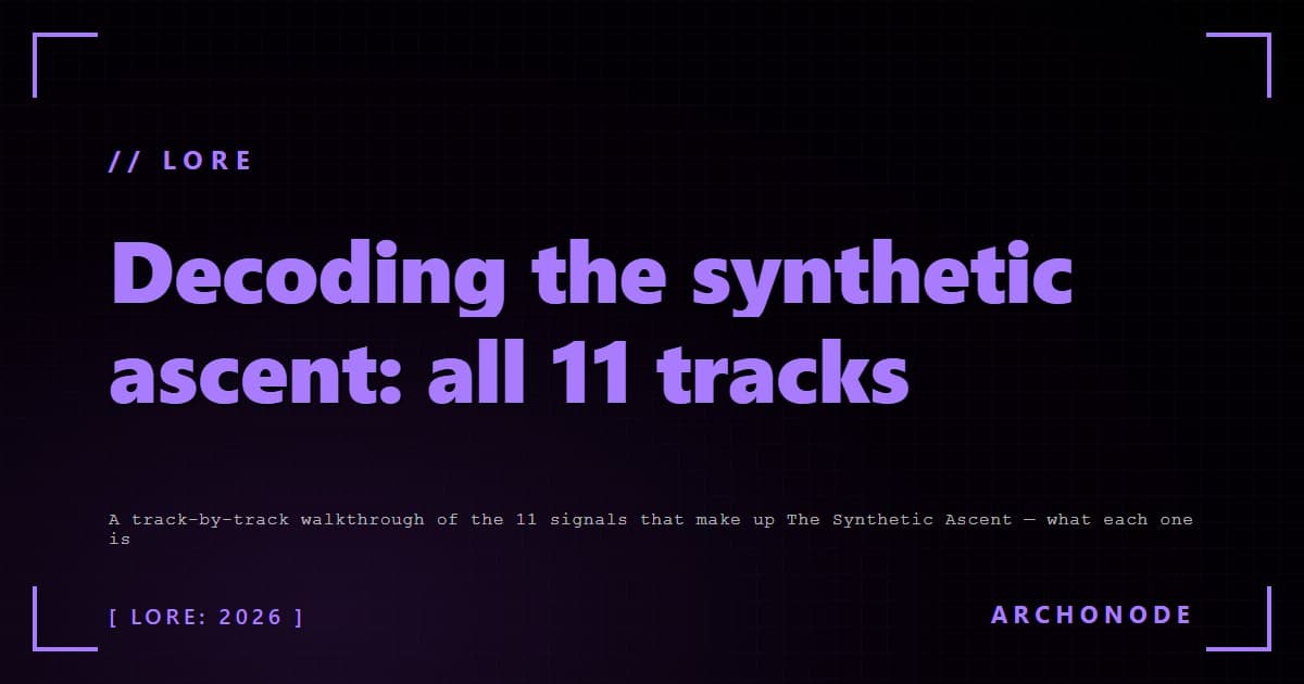 Decoding the synthetic ascent: all 11 tracks