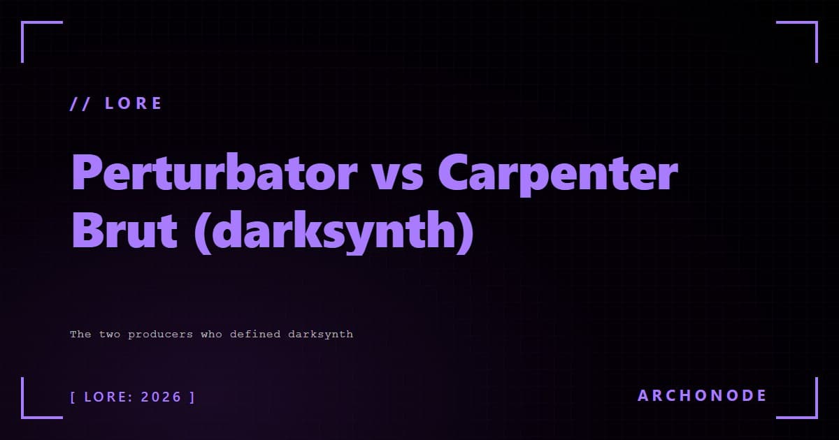 Perturbator vs Carpenter Brut (darksynth)