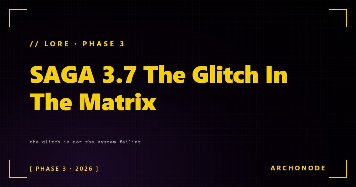 Saga 3 7 The Glitch In The Matrix