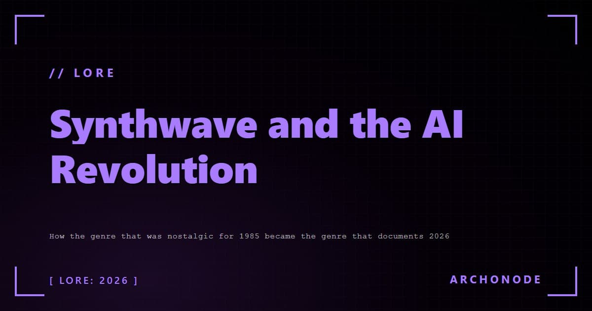Synthwave and the AI Revolution
