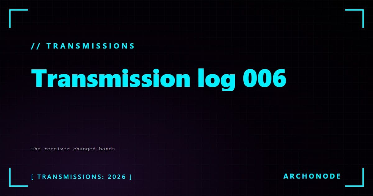 Transmission log 006