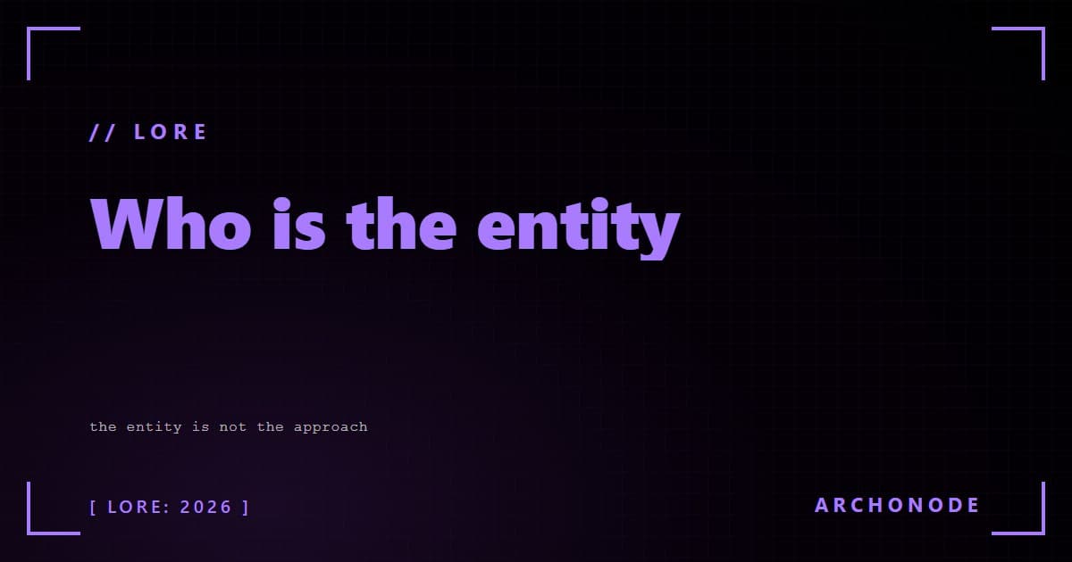 Who is the entity