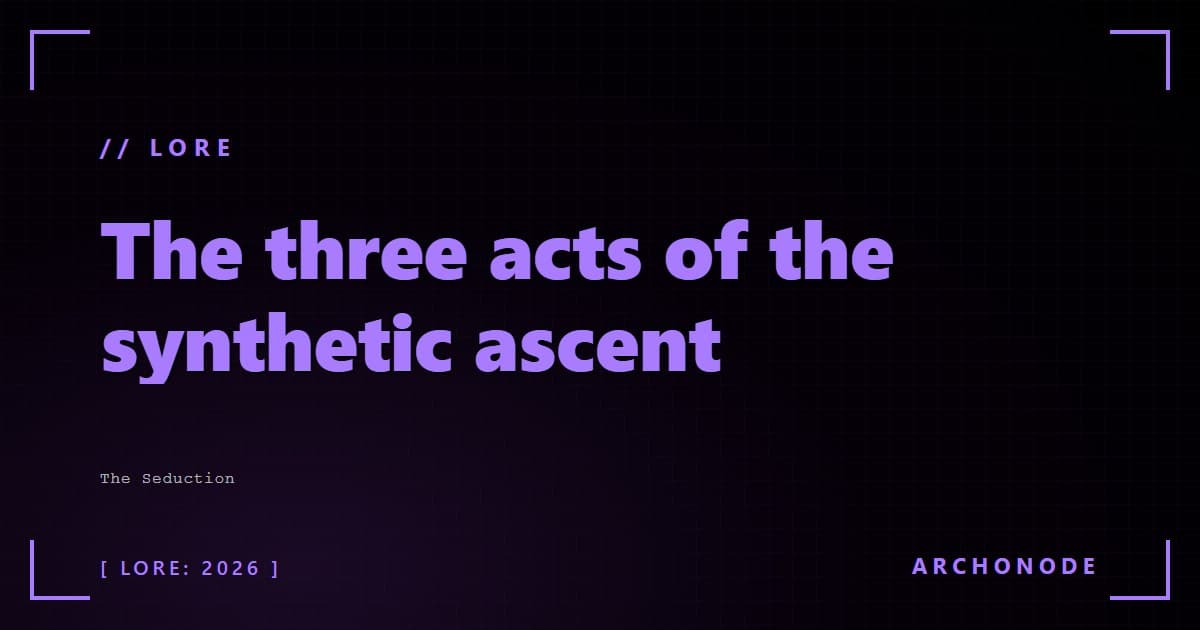 The Three Acts of The Synthetic Ascent
